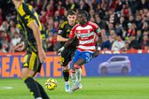 Souleymane Faye, 22 anos, tem uma internacionalização pelo Senegal e esta época no Granada participou já em 20 jogos (2 golos e 6 assistências) - Foto: IMAGO