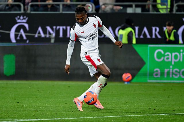 Rafael Leão ao serviço do Milan