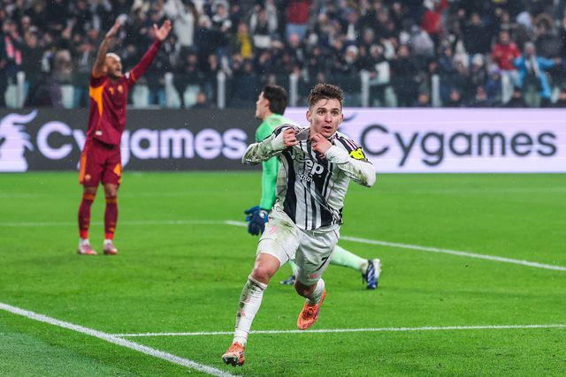 Francisco Conceição festeja frente à Roma