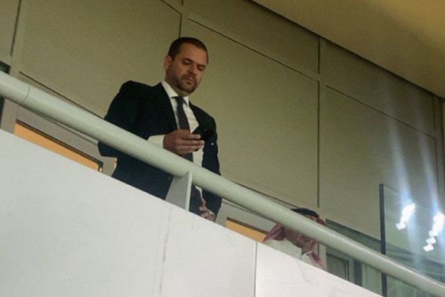 Rui Pedro Braz na bancada no Al Ahli-Al Hilal