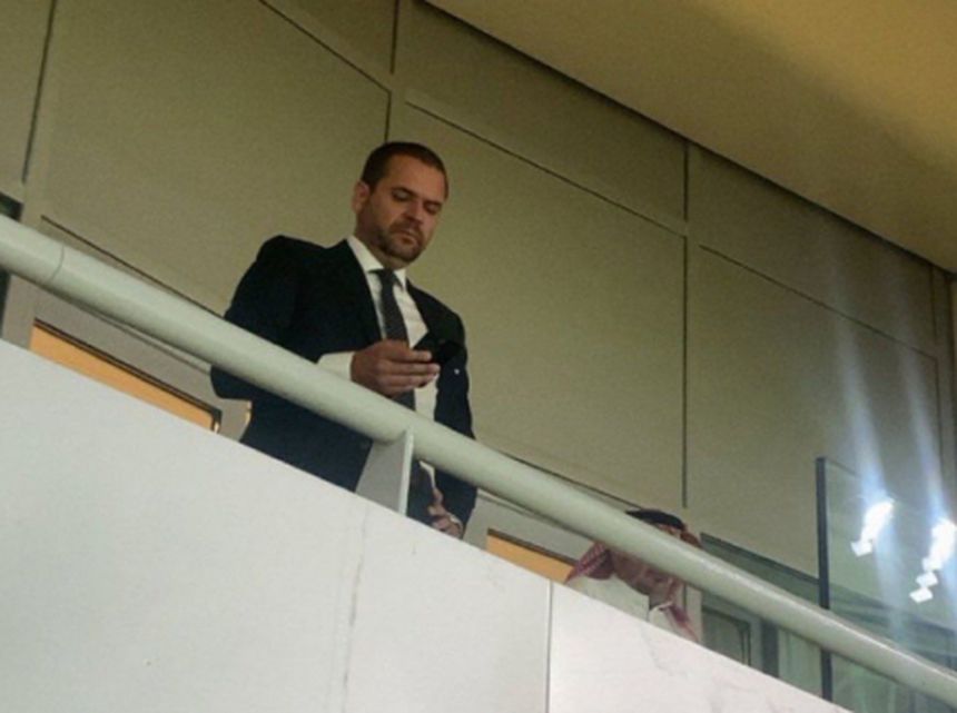 Rui Pedro Braz na bancada no Al Ahli-Al Hilal