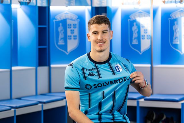 Ivan Cvijanovic, defesa-esquerdo croata de 22 anos, assina pelo Vizela - Foto: FC Vizela