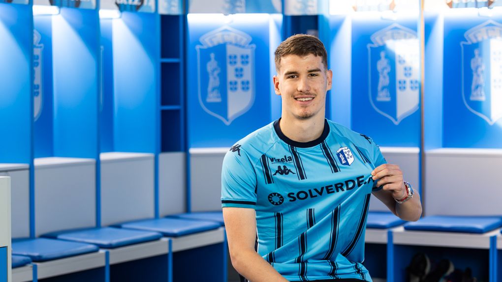 Ivan Cvijanovic, defesa-esquerdo croata de 22 anos, assina pelo Vizela - Foto: FC Vizela