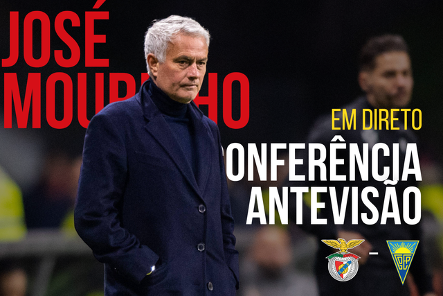 Acompanhe em direto a conferência de imprensa de José Mourinho