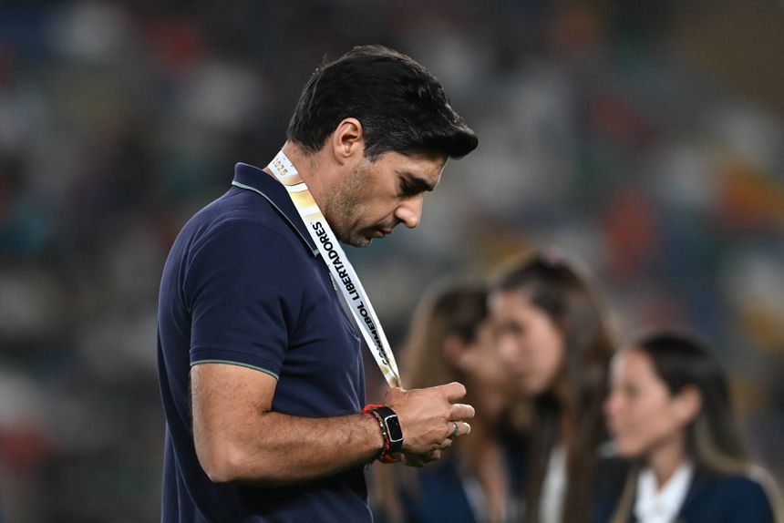 Abel Ferreira perdeu final da Libertadores para o Flamengo