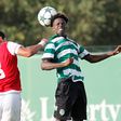 Felix Correia jogador do Sporting, no jogo do Campeonato Nacional Juvenis sexta jornada Sporting vs Braga, realizado no Estadio Aurelio Pereira na Academis Sporting, em Alcochete. 26 de Maio de 2017. (ASF/RUI RAIMUNDO)