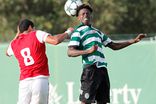 Felix Correia jogador do Sporting, no jogo do Campeonato Nacional Juvenis sexta jornada Sporting vs Braga, realizado no Estadio Aurelio Pereira na Academis Sporting, em Alcochete. 26 de Maio de 2017. (ASF/RUI RAIMUNDO)