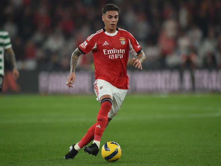 Enzo Barrenechea - 8 jogos. Foto: SL Benfica