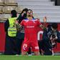 Carlos Eduardo celebra o golo marcado ao Sporting - Foto: FERNANDO VELUDO/LUSA