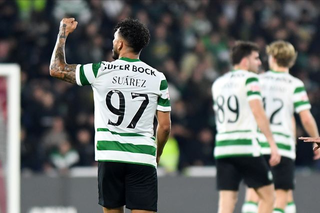 Luis Suárez abre o marcador no Minho - Rogério Ferreira/Kapta+