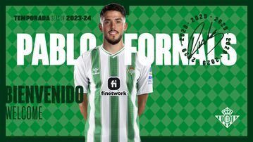 Mercado (oficial): Betis apresenta Pablo Fornals de forma criativa (vídeo)