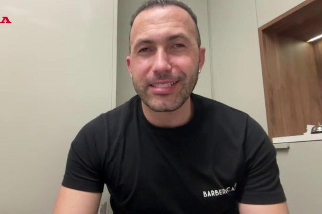 Jefferson falou com um jogador do Casa Pia após a goleada em Alvalade