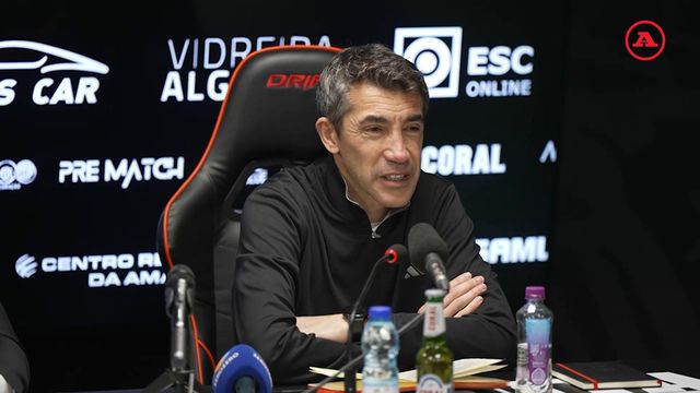 «Entrámos bem, infelizmente comemos o segundo golo... comemos, não, sofremos»