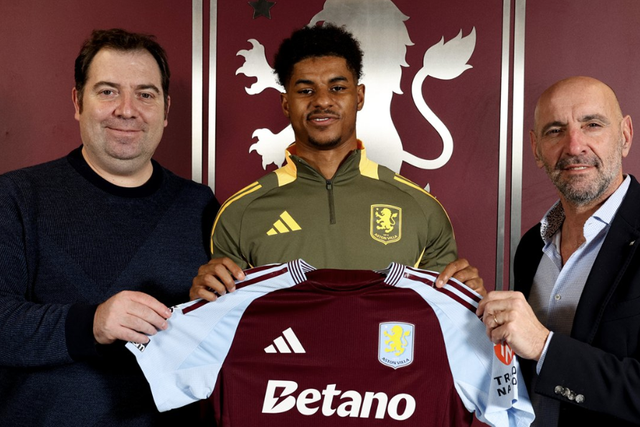 Mercado oficial: Rashford é reforço do Aston Villa