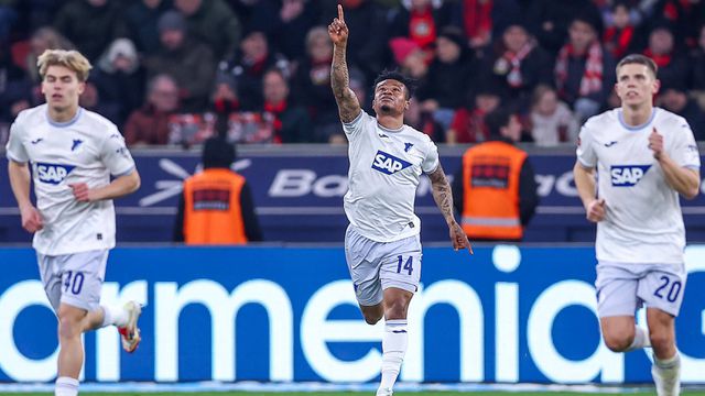 Gift Orban marca para o Hoffenheim em Leverkusen