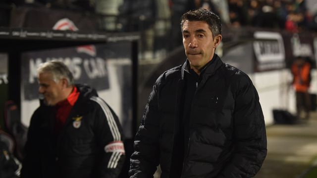 Bruno Lage no E. Amadora-Benfica (foto: Miguel Nunes)
