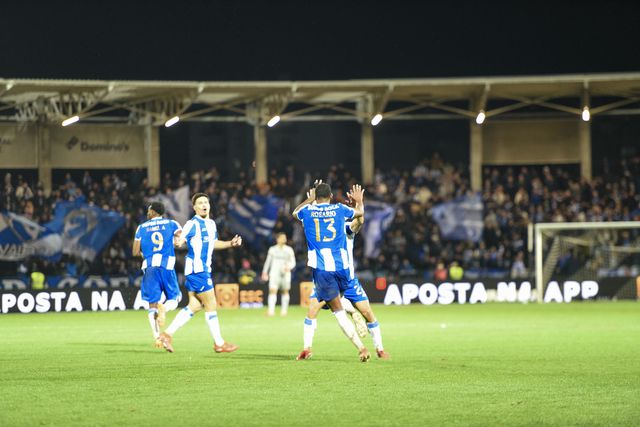 Pablo Rosário celebra golo marcado ao Casa Pia - Foto: Sérgio Miguel Santos