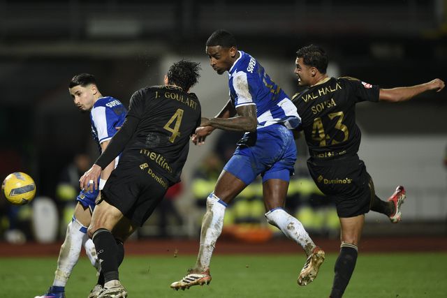 Pablo Rosário em ação frente ao Casa Pia