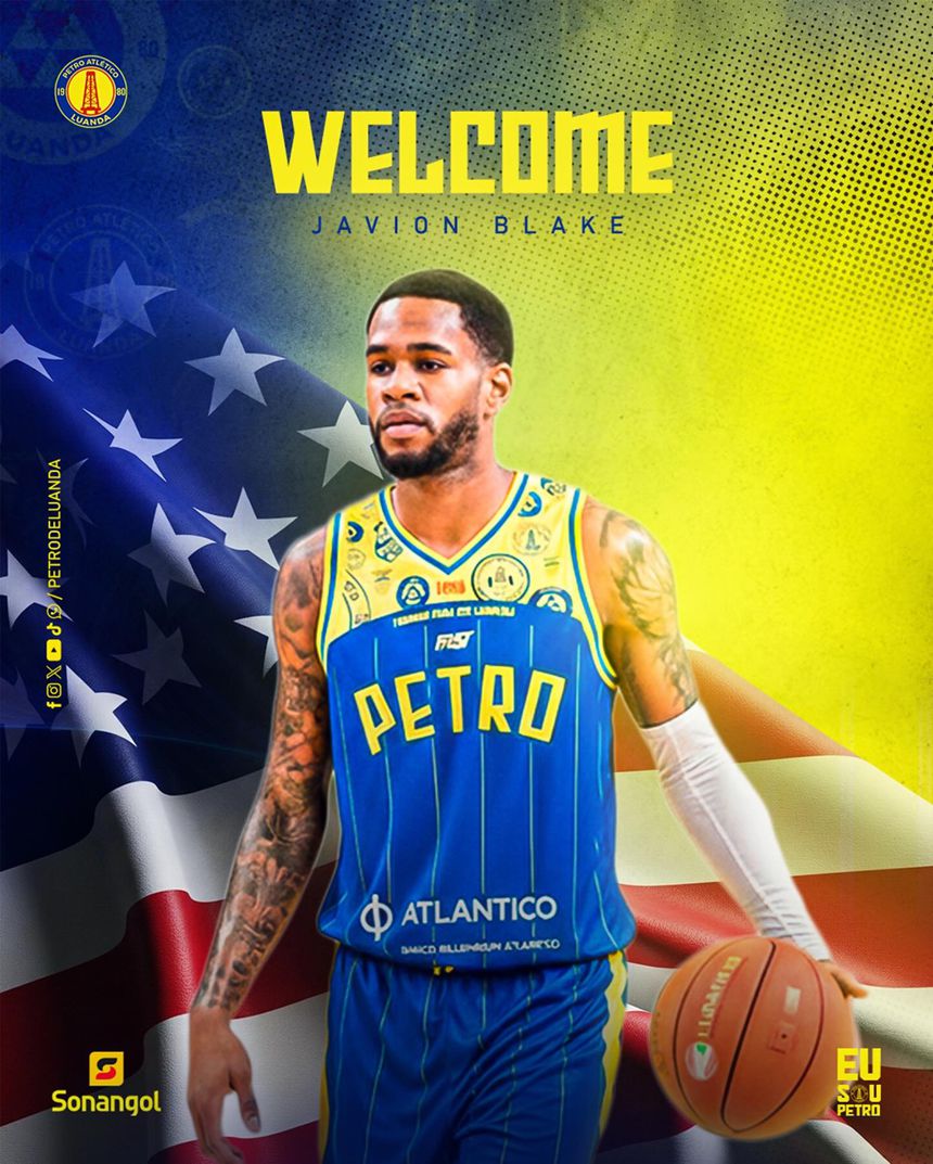 Javion Blake é reforço da equipa de basquetebol do Petro de Luanda
