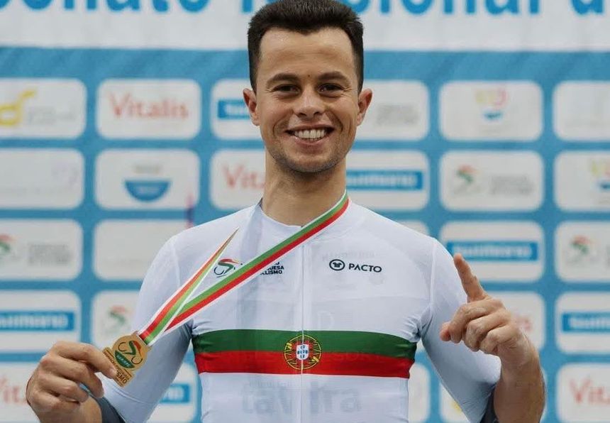 Miguel Salgueiro estreou-se em Europeus de pista de elite - Foto: Federação Portuguesa de Ciclismo
