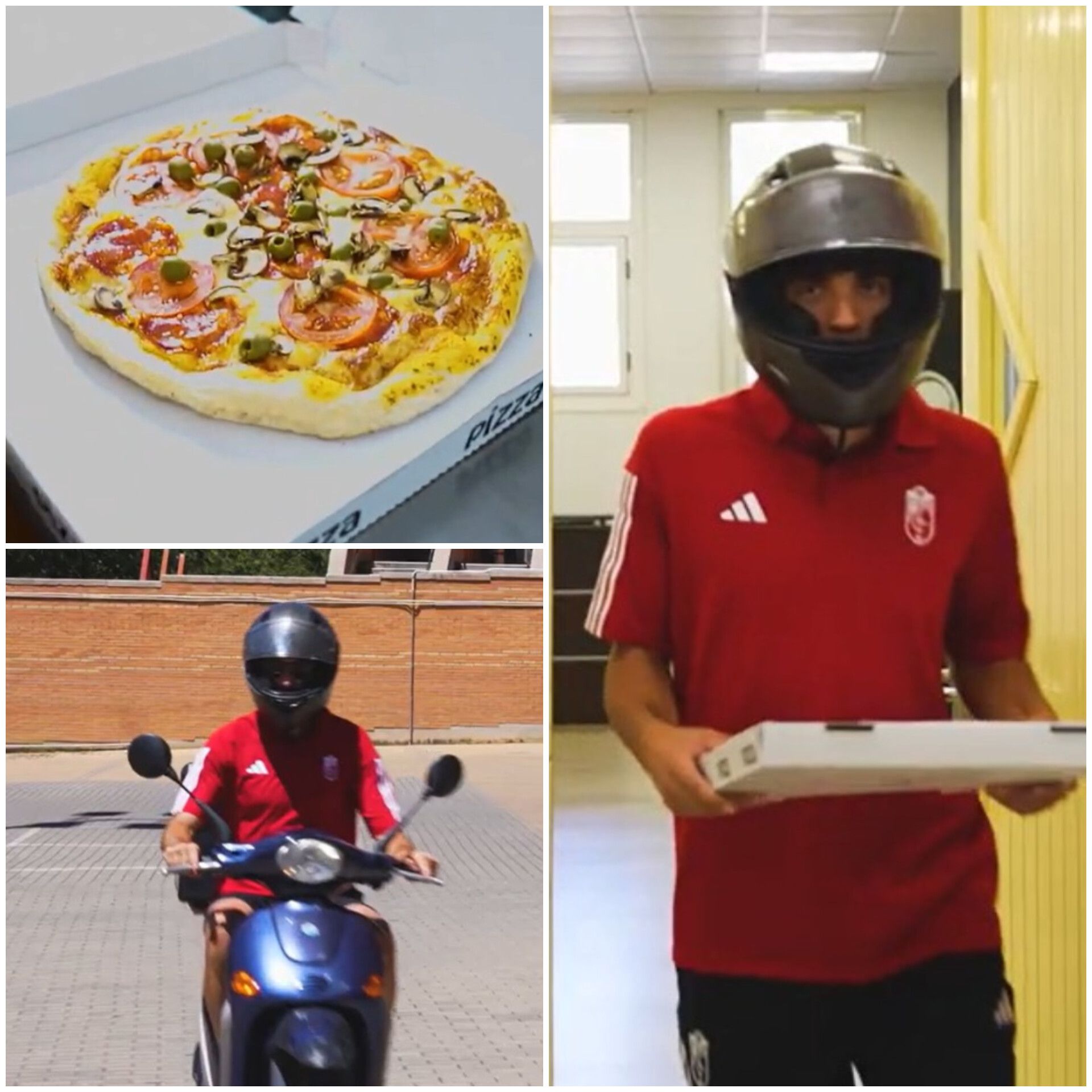 Gonzalo Villar chegou ao Granada proveniente da Roma e uma analogia com pizza não faltou