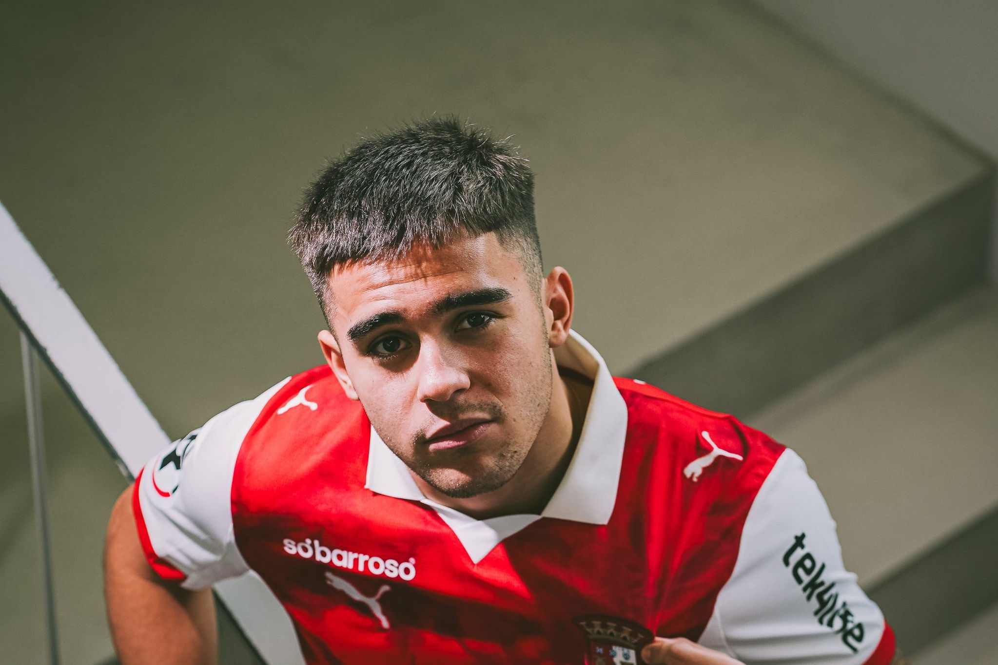 Mauro Zalazar com a camisola do SC Braga - Foto: SC Braga