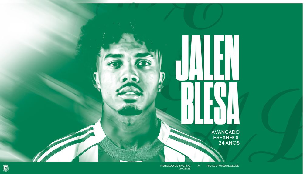 Jalen Blesa é reforço do Rio Ave (Foto: Rio Ave)