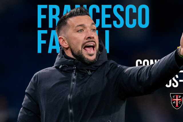 EM DIRETO: a análise de Farioli ao jogo com o Casa Pia