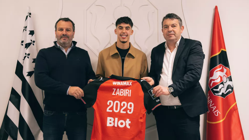 Zabiri reforça o Rennes - Foto: Rennes