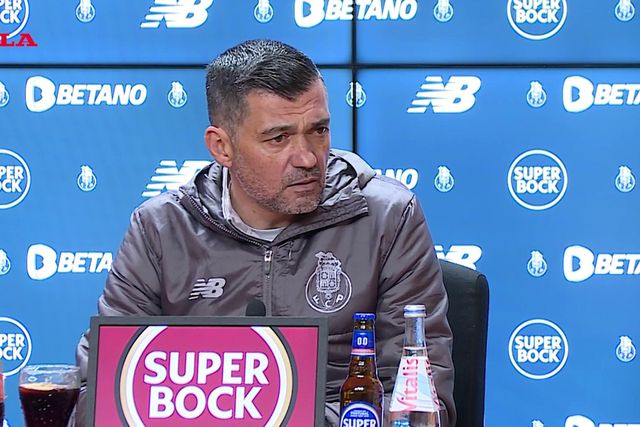 Conceição: «Não vamos preparar o jogo pela diferença pontual»