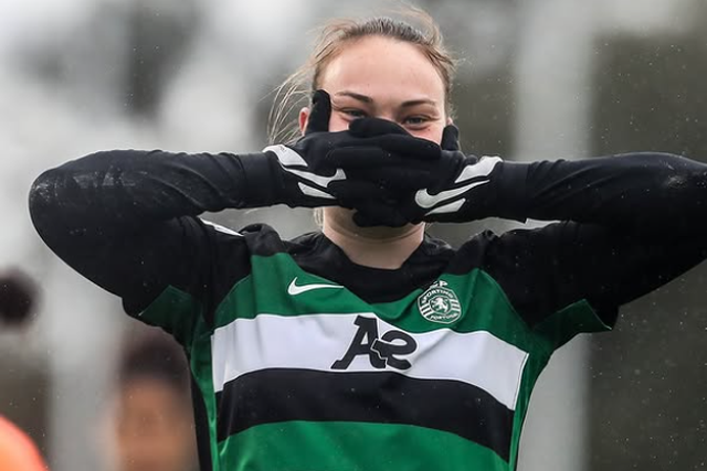 Fez golo do Sporting com a cara e... partiu um dente