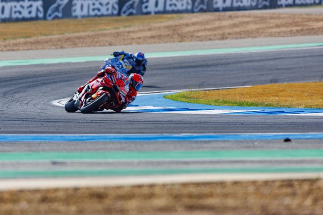 Marc Márquez em ação no GP da Tailândia