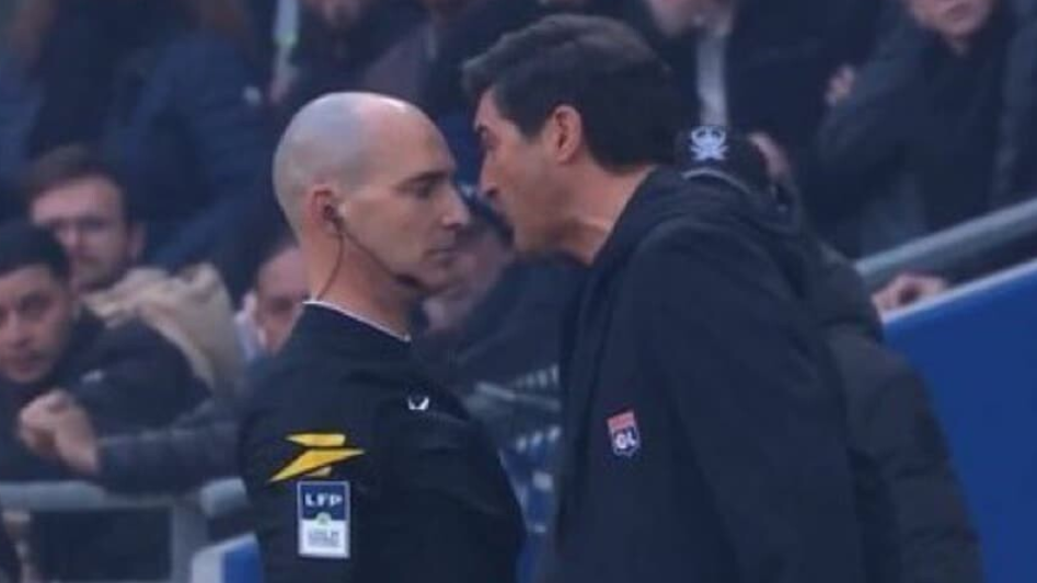 Paulo Fonseca perdeu a cabeça com o árbitro