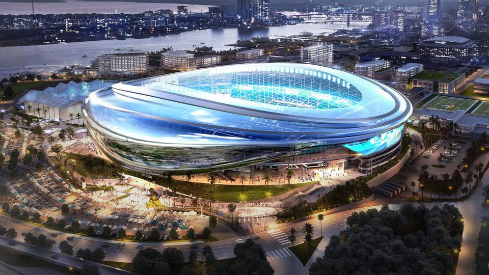 O projeto para o novo estádio dos Jaguars