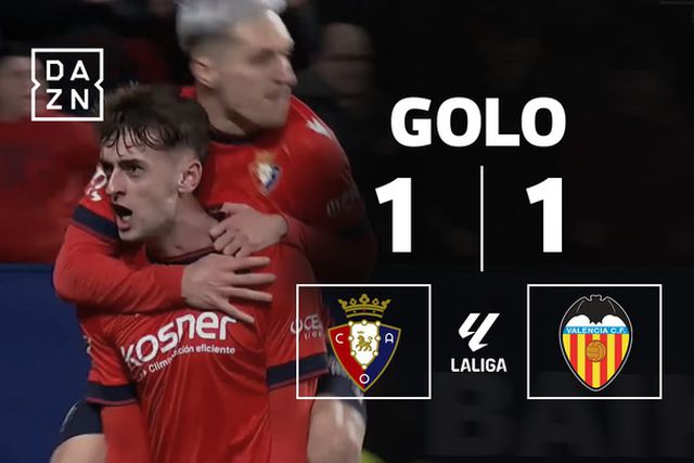 VÍDEO: confusão na área e Osasuna chega ao empate