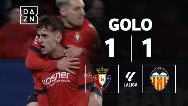 VÍDEO: confusão na área e Osasuna chega ao empate