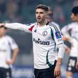 Rúben Vinagre com a camisola do Legia Varsóvia