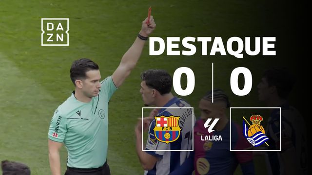 Expulsão de Elustondo estraga jogo com o Barcelona aos... 17 minutos (vídeo)