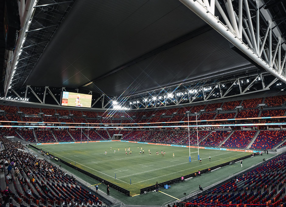 Estádio Kai Tak, Sai Hon, Hong Kong. 50.000 lugares. Abriu em março de 2025 - Foto: Kai Tak Sports Park