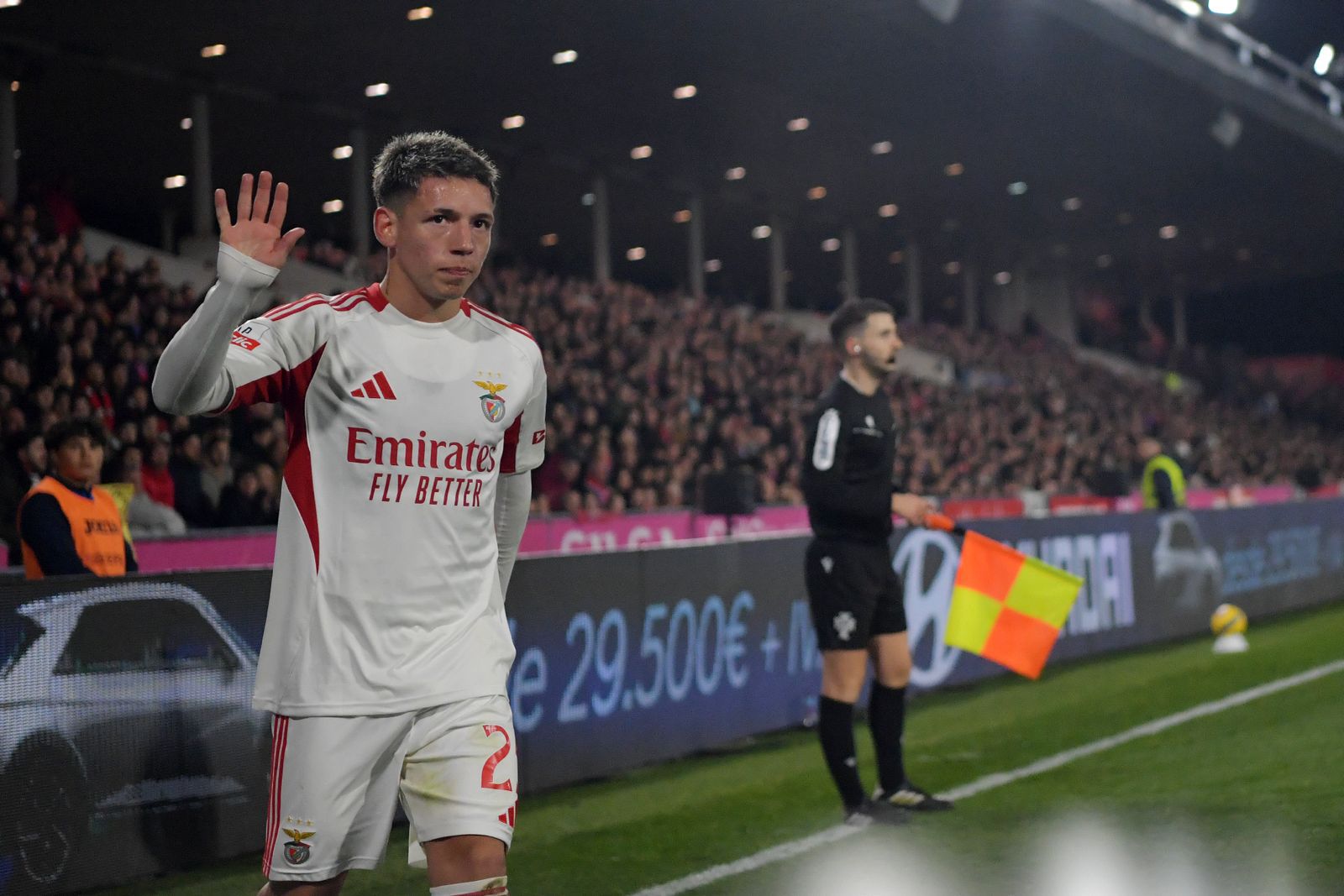 Prestianni agradece apoio ao ser substituído (Foto: Rogério Ferreira/Kapta+)