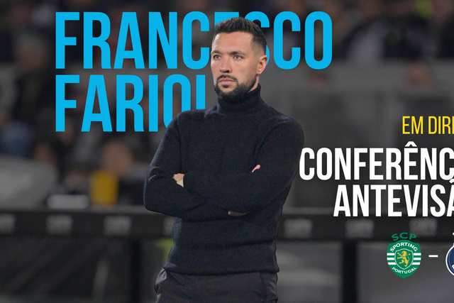Direto: siga a conferência de Francesco Farioli