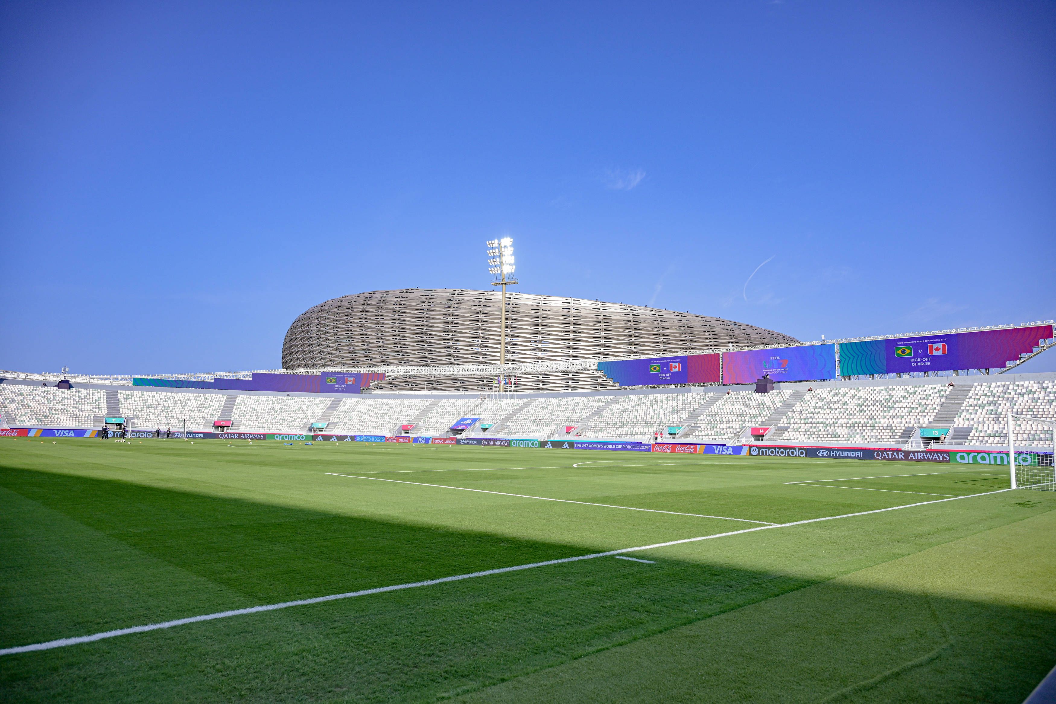Estádio Olímpico, Rabat, Marrocos. 21000 lugares. Abriu em maio de 2025 - Foto: IMAGO