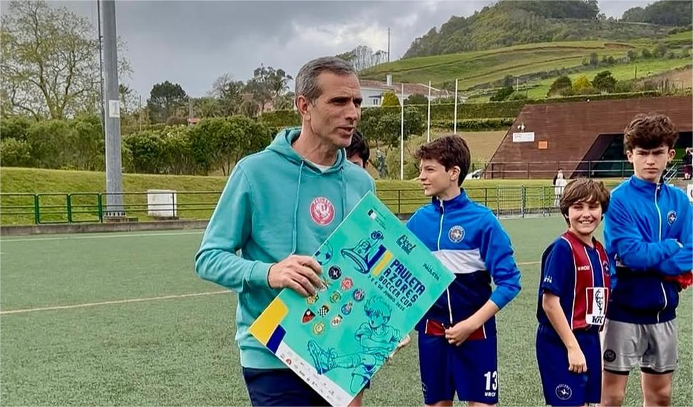 Pauleta na auleta Azores Soccer Cup (Foto: Pedro Pauleta Instagram)
