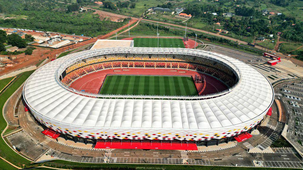 Hoima City Stadium, Hoima, Uganda. 20000 lugares. Abriu em dezembro de 2025. Foto Federation of Uganda Football Associations (FUFA)