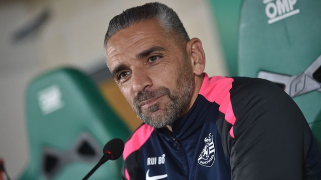 Rui Borges fez o lançamento da partida de amanhã com o FC Porto - Foto: MIGUEL NUNES