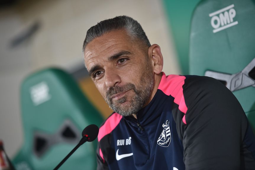 Rui Borges fez o lançamento da partida de amanhã com o FC Porto - Foto: MIGUEL NUNES