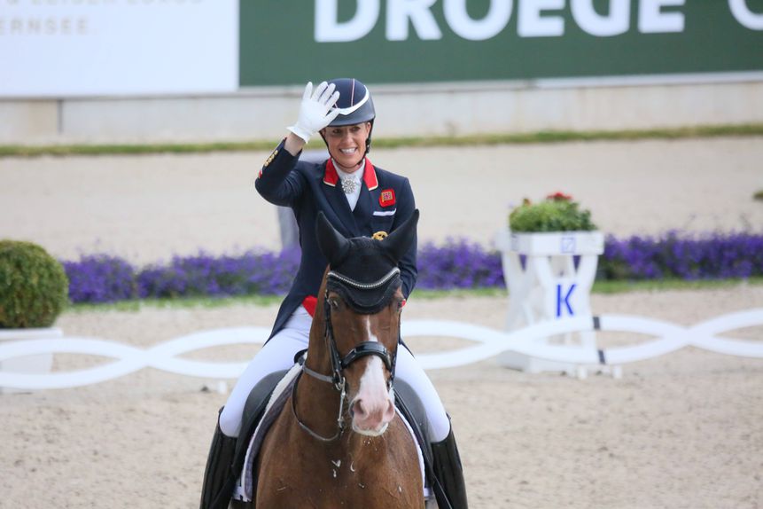 Charlotte Dujardin esteve suspensa um ano. IMAGO