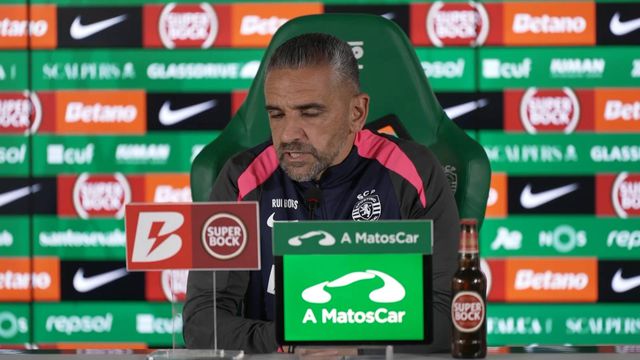 Rui Borges recusa favoritismo do Sporting: «É 50/50»