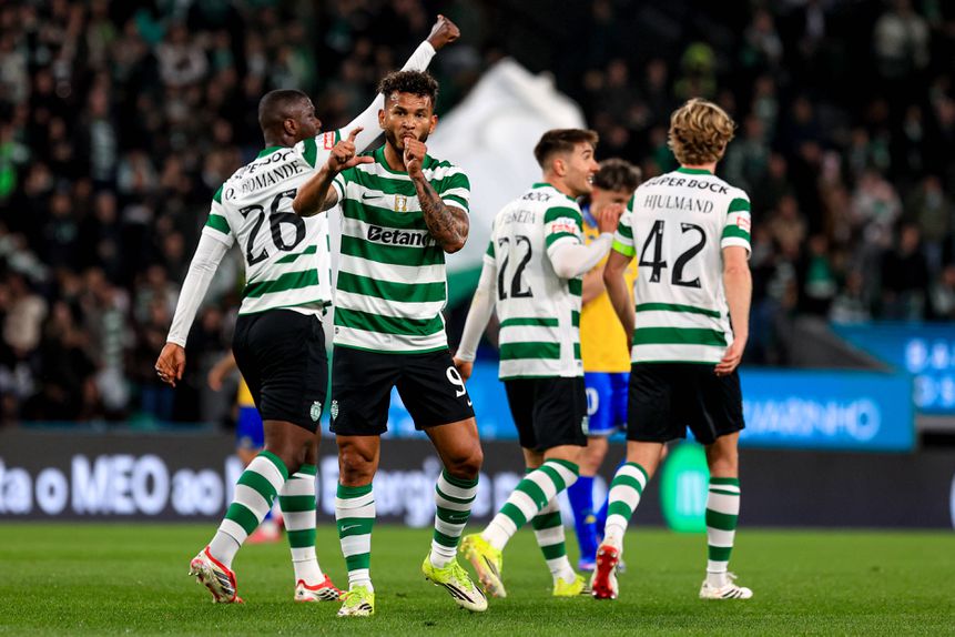 Luis Suárez contribuiu com 29 golos, 30 por cento dos tentos do Sporting — 22 na Liga, quatro na Champions, dois na Taça de Portugal e um na Taça da Liga - Foto: IMAGO