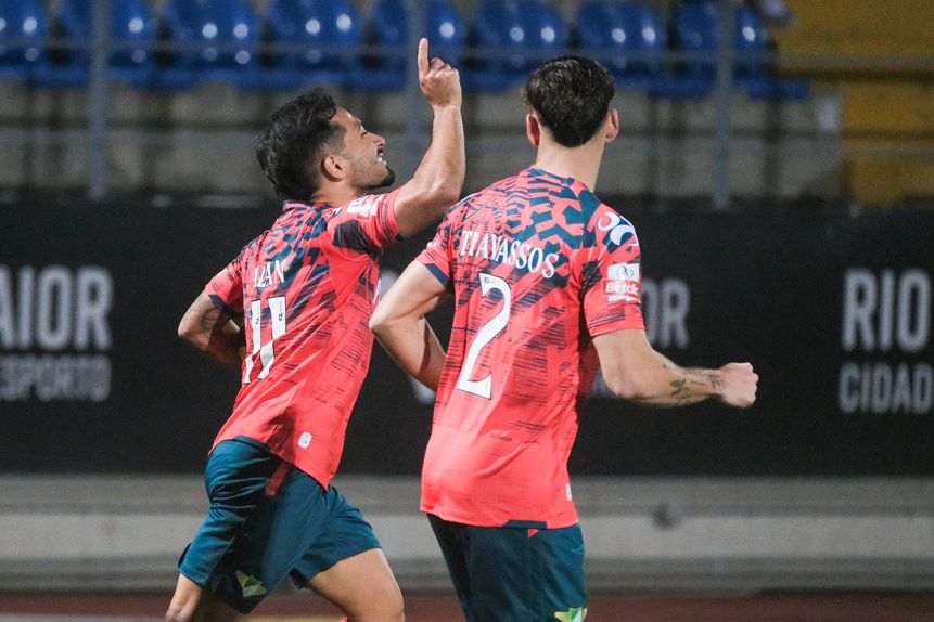 Alan festeja golo frente ao Casa Paia - Foto/LUSA